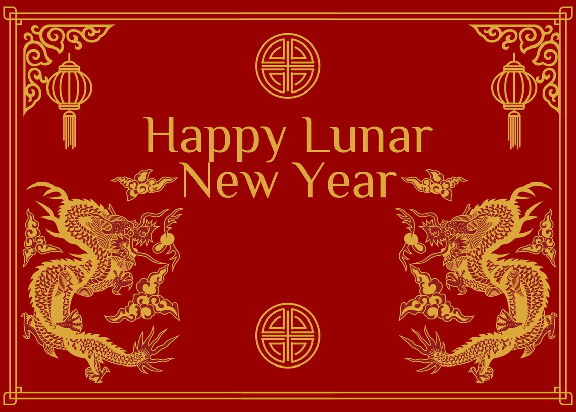 chinese new year red cards