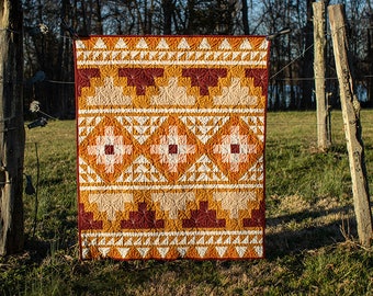 Handmade baby quilt- Desert Inspired- Southwestern- Aztec- Neutral colors