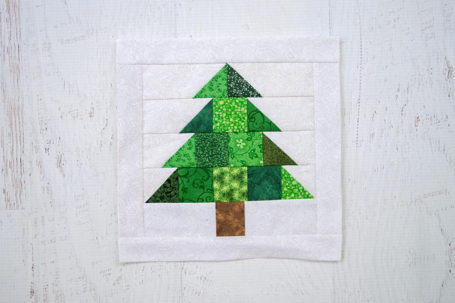 Tree Patchwork Square Christmas Tree Patchwork Quilt Block Sweatshirt- Handmade - Etsy