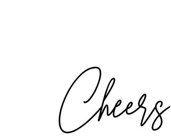 Cheers Cocktail Napkin