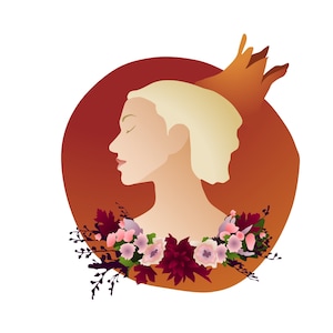 Persephone Goddess Vinyl Sticker Decal Waterproof Greek Roman Mythology Olympus