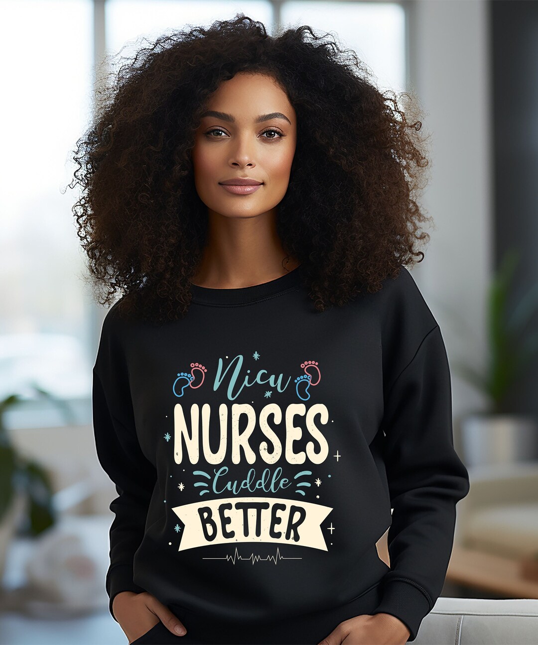NICU Nurse Sweatshirtneonatal Intensive Care Unit, Neonatal Nurse