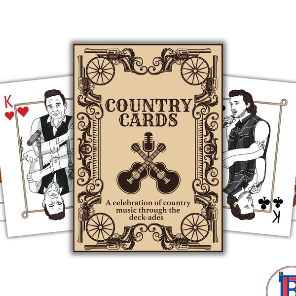 Country Music Playing Cards