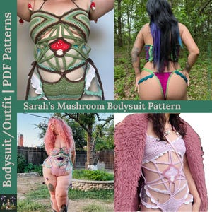 Sarah’s Geometric Mushroom Bodysuit PDF Festival Pattern