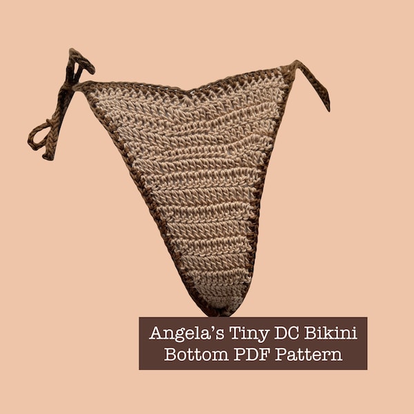 Angela’s Tiny DC Bikini Bottoms PDF Crochet Pattern