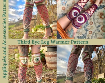 Third Eye Crochet Leg Warmer Pattern