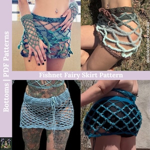 Fishnet Fairy Skirt Crochet PDF Pattern