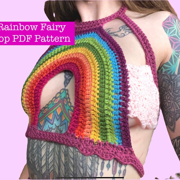 Rainbow Fairy Top PDF Pattern