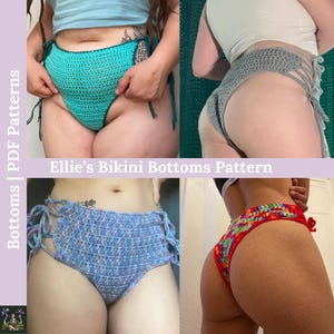 Ellie’s High Waisted Bikini Bottom PDF Crochet Pattern