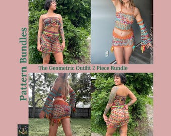 Patroonbundel: de geometrische outfit - 2 patronen in één!