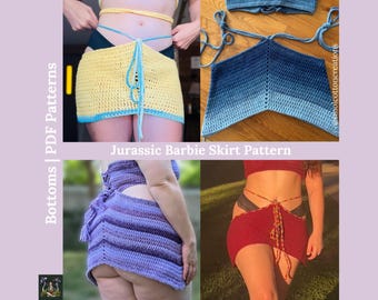 Gehaakt pdf-patroon The Jurassic Barbie Skirt