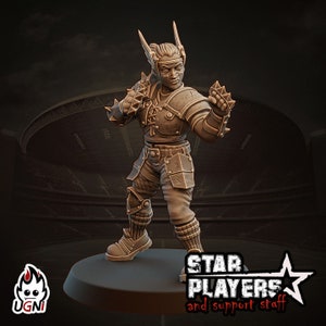 Starla Von Skill- Star Player - Ontworpen door UGNI Miniatures - Fantasy Football