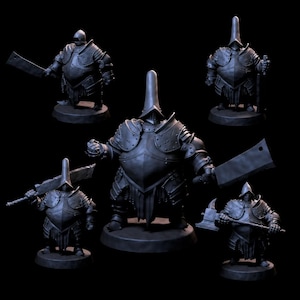 Saint Decent - Caballeros del Caldero x5 - Diseñador de Trincheras (Pedidos Personalizados)