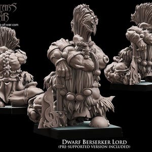 Avatars of War - Dwarf Berserker Lord - Fantasy / D&D (Custom Order)