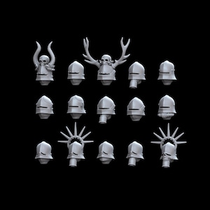 Saint Decent - Sallet Head Pack x20 - Trench  Designer (Custom Order)