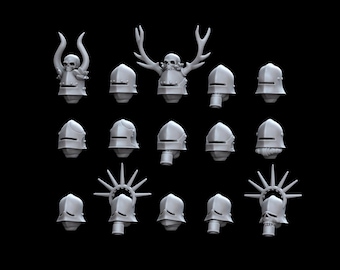 Saint Decent - Sallet Head Pack x20 - Trench  Designer (Custom Order)