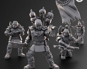 Adeptus-miniaturen: donkere Krocs. Commandovoering Renegades and Heretics (aangepaste volgorde)