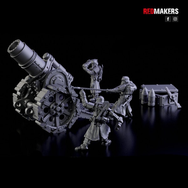 Red Makers - Death Squad Heavy Mortar Heavy Artillery (Custom Order)