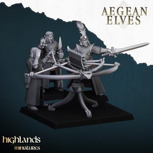 Highland Miniatures - Aegean Elves Ballista - Fantasy / D&D (Custom Order)
