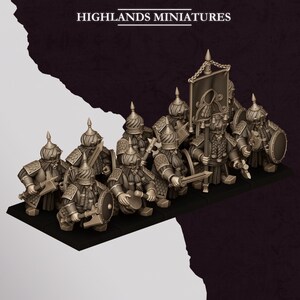 Highland Miniatures - Guerreros Hijos de Marduk - Fantasía / D&D (Pedido personalizado)