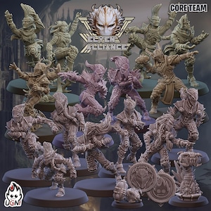 Elven Union Team - Designed by UGNI Miniatures - Fantasy Football