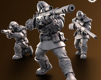 Adeptus Miniatures - Sporeblight Regiment. Renegades and Heretics Snipers (Custom Order)