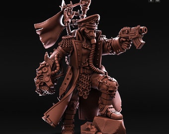Red Makers - Renegade Death Squad Commissar - Heretics (Custom Order)