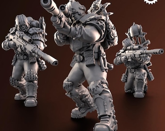 Adeptus Miniatures - Shattered Legion. Renegades and Heretics Snipers (Custom Order)