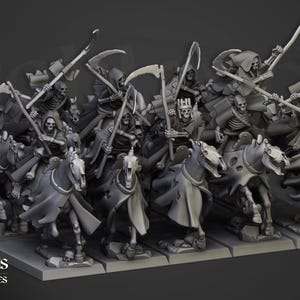 Highland Miniatures - Transilvanya Spectral Cavalry Unit - Fantasy / D&D (Custom Order)