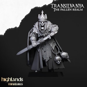 Highland Miniatures - Skeletal Lord - Fantasy / D&D (Custom Order)