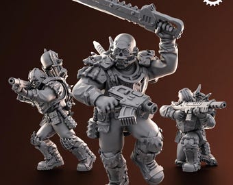 Adeptus Miniatures - Shattered Legion. Renegaten und Kere (Spezialanfertigung)