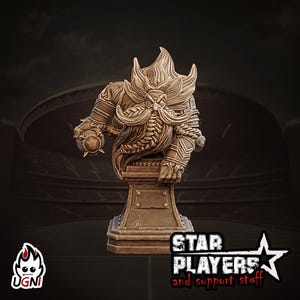 Bust Bromindal White Dwarf - Star Player - Designed by UGNI Miniatures - Fantasy Football