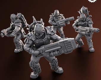 Adeptus Miniatures - Shattered Legion. Renegades and Heretics Special Weapons (Custom Order)