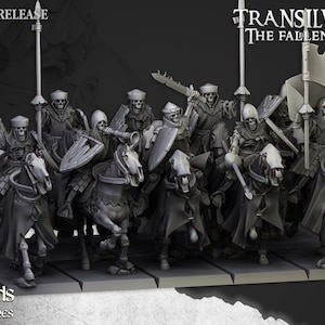 Highland Miniatures - Transilvanya Mounted Skeletons - Fantasy / D&D (Custom Order)