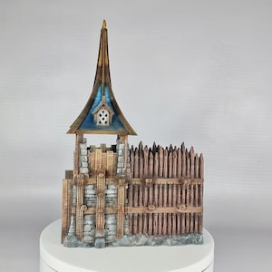 フロスト 2 - 壁/門セクション - Wargaming Terrain 28 mm - FDM Bambu Lab X1 Carbon に印刷 (カスタムオーダー)