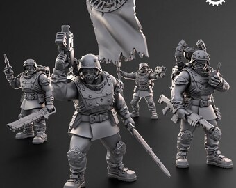 Adeptus Miniatures: Sons of Iron. Commandovoering Renegades and Heretics (aangepaste volgorde)