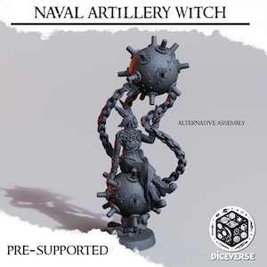 Diceverse - Naval Artillery Witch - Grabenkreuzzug Kompatibel (Spezialanfertigung)