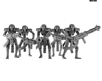 塗装済みネクロン戦士ミニチュア、塗装済みウォーハンマー 40k