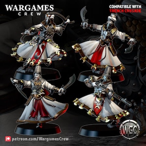Wargames Crew - Dervishes of the Hidden Path - Trench Crusade Compatible (Custom Order)