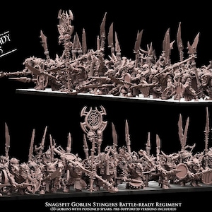 Avatars of War - Snagspit Goblin Stingers Battle-Ready Regiment - Fantasy / D&D (Specialbeställning)