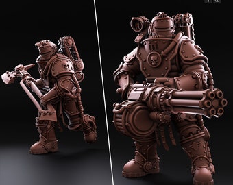 Red Makers - Solar Guard Power Axe or Rotor Cannon Squad x10 (Custom Order)