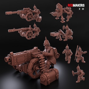 Red Makers - Royal Regiment Heavy Support Teams x3 (Custom Order)