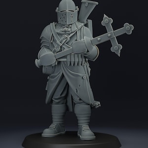 JK Remo - Trench Soldier with Cross-Maul - Trench  Compatible (Custom Order)