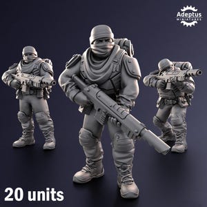 アデプタスミニチュア - サンドシュラウド大隊歩兵分隊（カスタムオーダー）