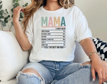 Mama Daily Value Digital File Png, Digital Download, Mama, Mothers Day, Mothers Shirt Digital file, PNG Mama