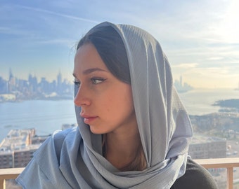 Manhattan Luxury Scarf - 47" x 47" - Timeless Elegance in Multiple Shades - Scarf * Head Scarf * Turban