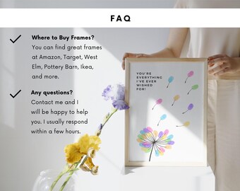 Fingerprint Teacher Appreciation Gift: Daycare Goodbye Keepsake