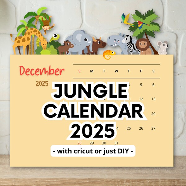 Nursery Monthly Calendar Etsy