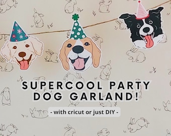 Hond Verjaardagsfeestje Slinger Vlaggenlijn Banner Schattige Puppy Verjaardagsfeestje Decoraties Decoraties hondthema Cadeau voor hondenliefhebber Feestdecor