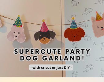 Hond Verjaardagsfeestje Slinger Vlaggenlijn Banner Schattige puppy Verjaardagsfeestje Decoraties Decoraties hondthema Cadeau voor hondenliefhebber Feestdecor